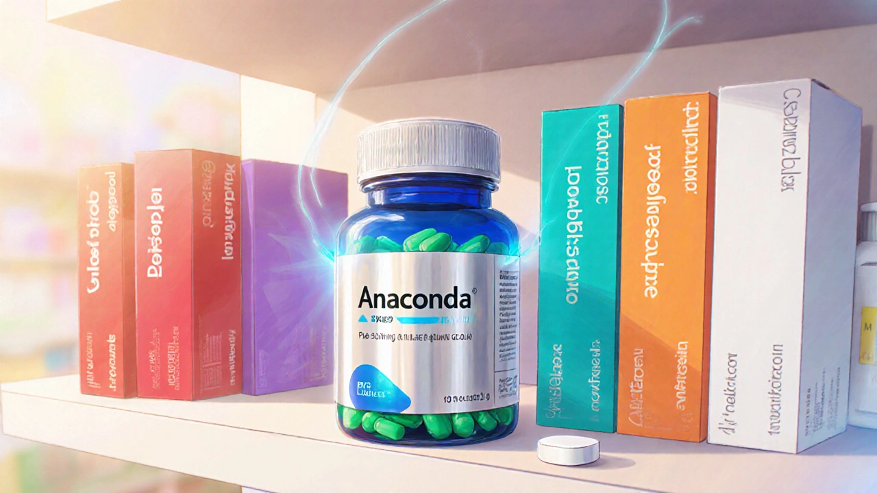 Comparer Anaconda (Sildenafil Citrate) avec les alternatives les plus courantes