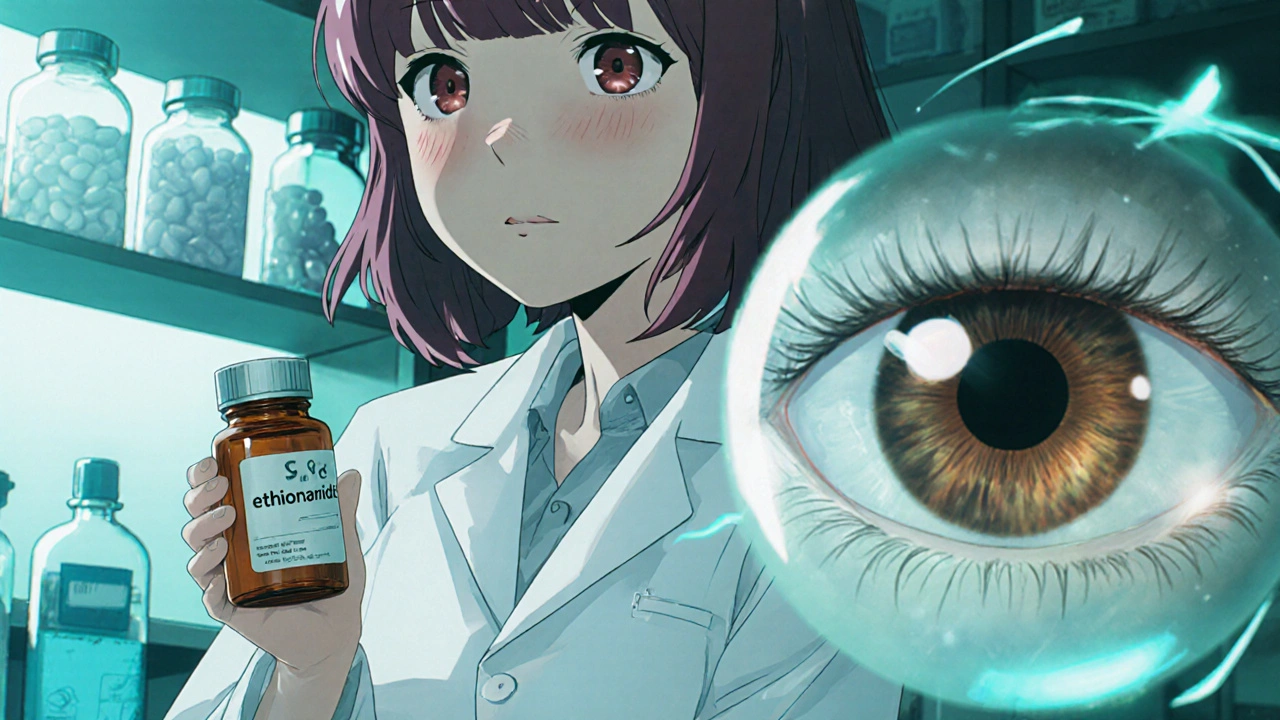 Ethionamide et vision : effets oculaires et stratégies de prise en charge