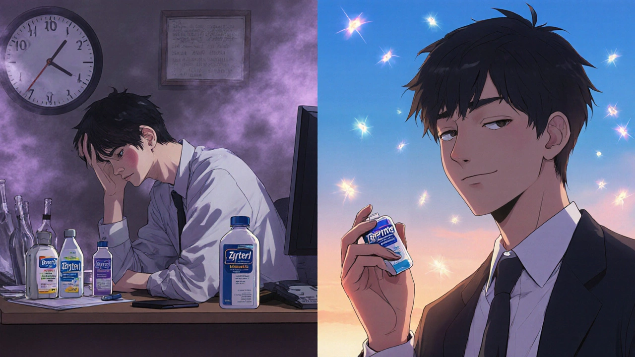 Antihistaminiques : comparaison entre les générations 1 et 2