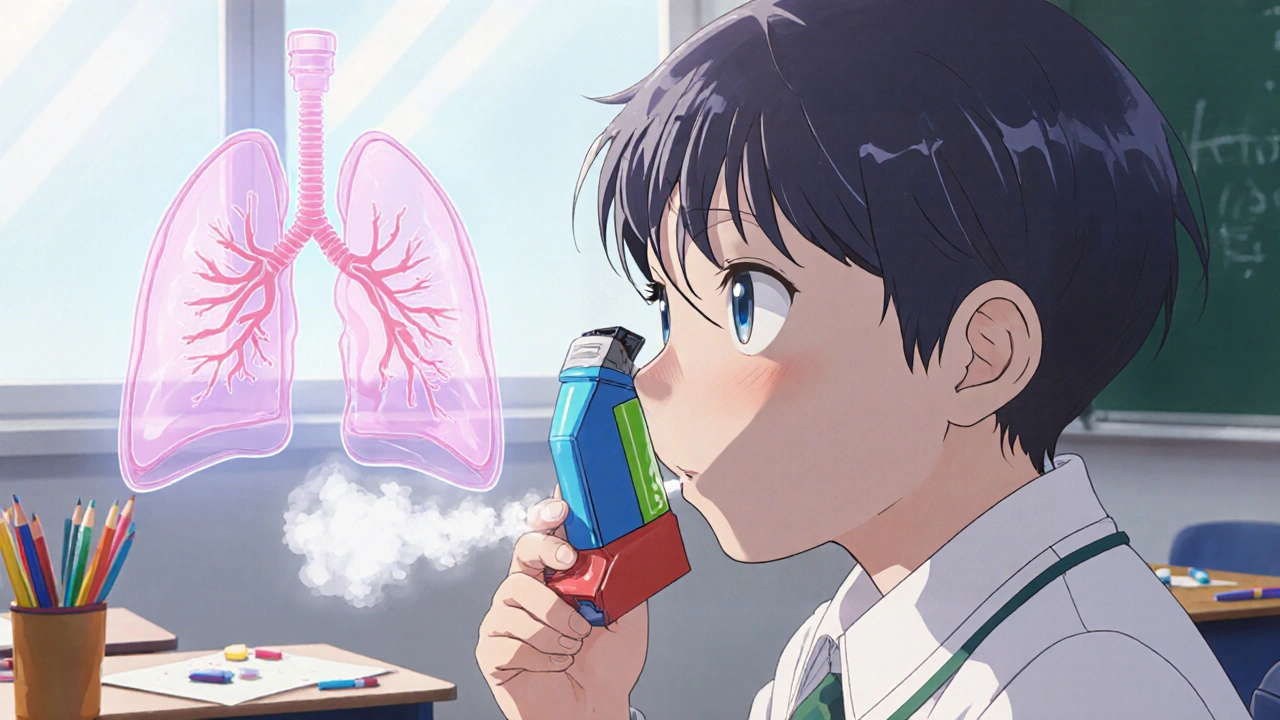 Asthme chez les enfants : utilisation des espacers, écoles et plans de soins