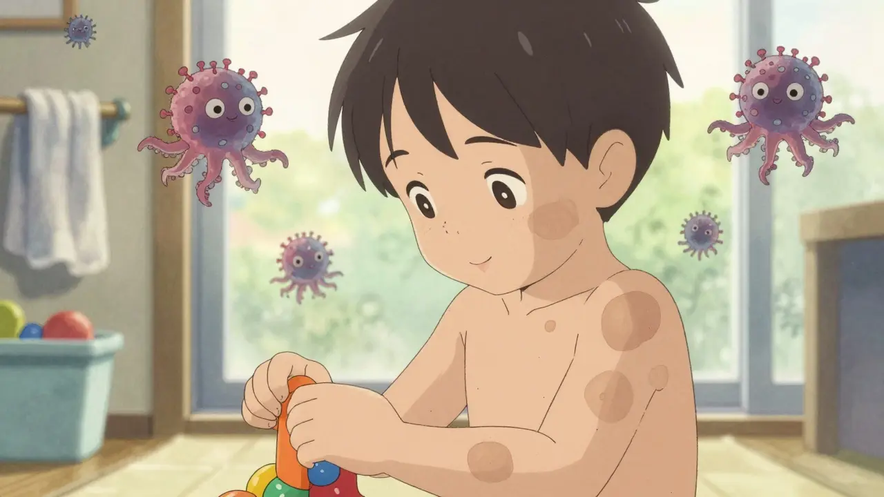 Molluscum Contagiosum : Boutons cutanés viraux et options de traitement