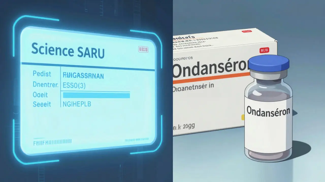 Comparaison visuelle entre un médicament de marque et sa version générique en style manga.