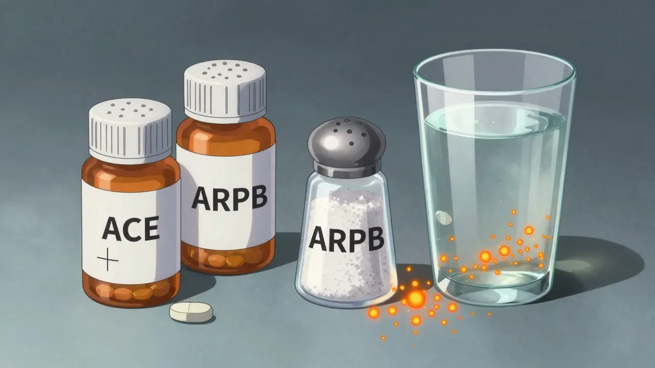 Représentation visuelle de l'accumulation de potassium due aux médicaments